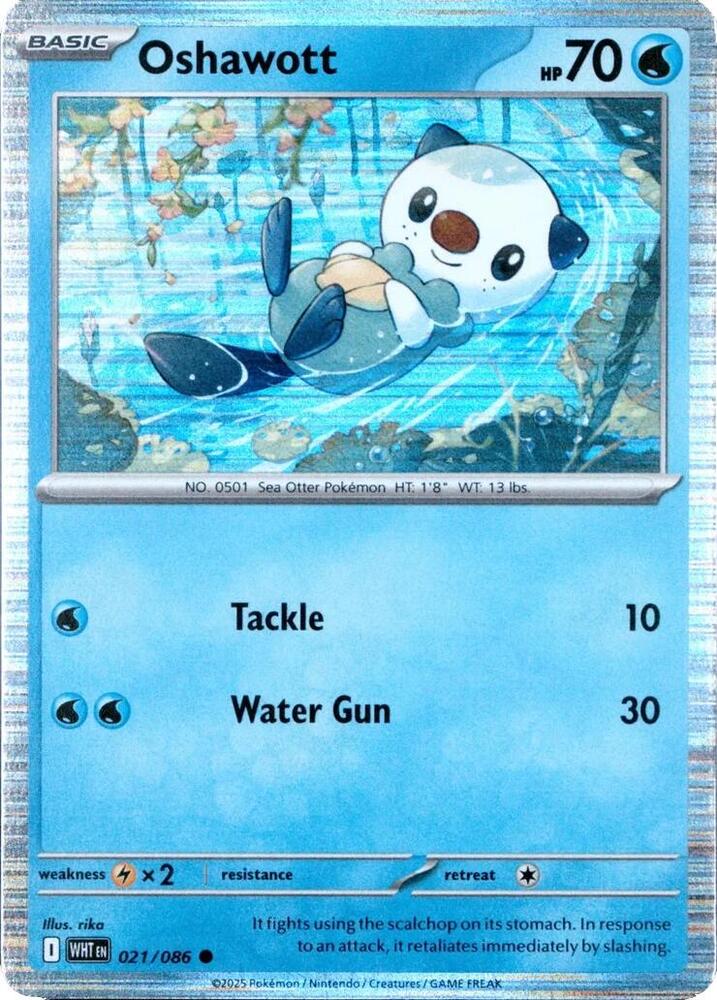 Oshawott - 021/086 (Unova Poster Collection) - Miscellaneous Cards & Products