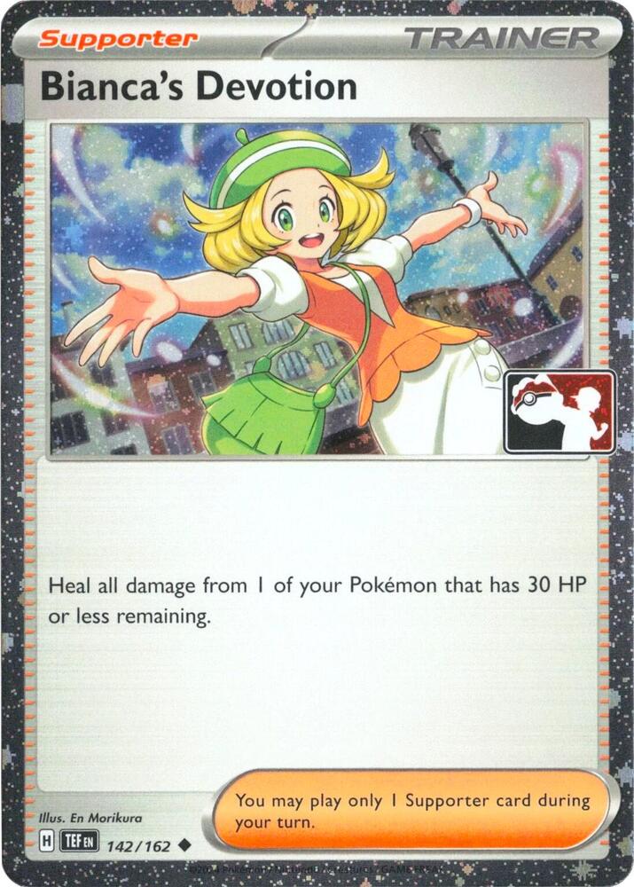 Bianca's Devotion - 142/162 (Cosmos Holo) - Prize Pack Series Cards