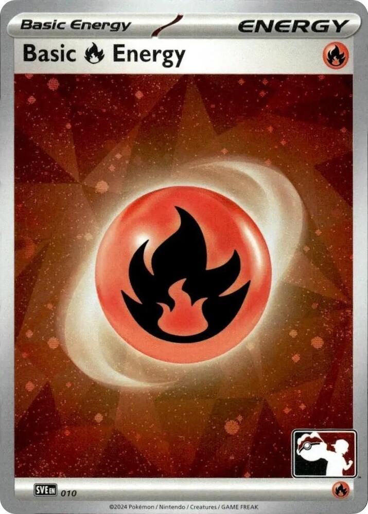 Basic Fire Energy - 010 (Cosmos Holo) - Prize Pack Series Cards