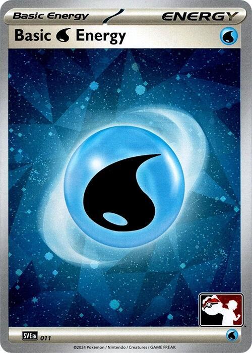 Basic Water Energy - 011 (Cosmos Holo) - Prize Pack Series Cards