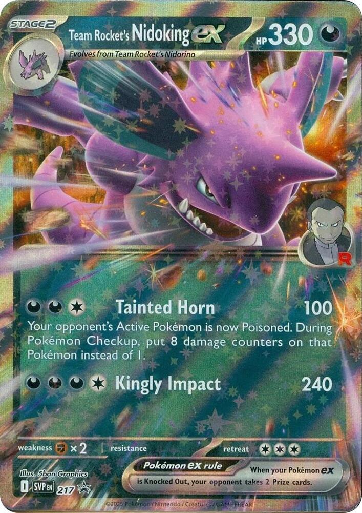 Team Rocket's Nidoking ex - 217 - SV: Scarlet & Violet Promo Cards
