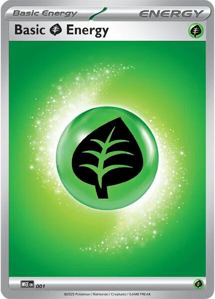 Basic Grass Energy - 001 - MEE: Mega Evolution Energies