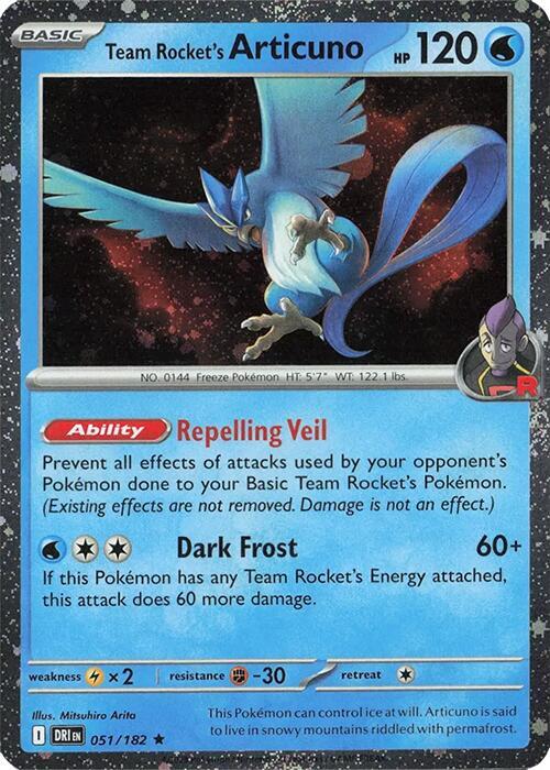 Team Rocket's Articuno (Cosmos Holo)