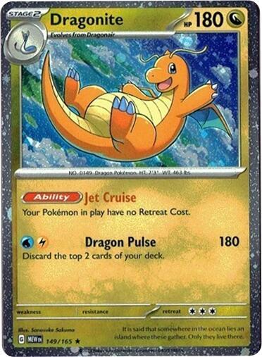 Dragonite 149/165 (Cosmos Holo) - Miscellaneous Cards & Products