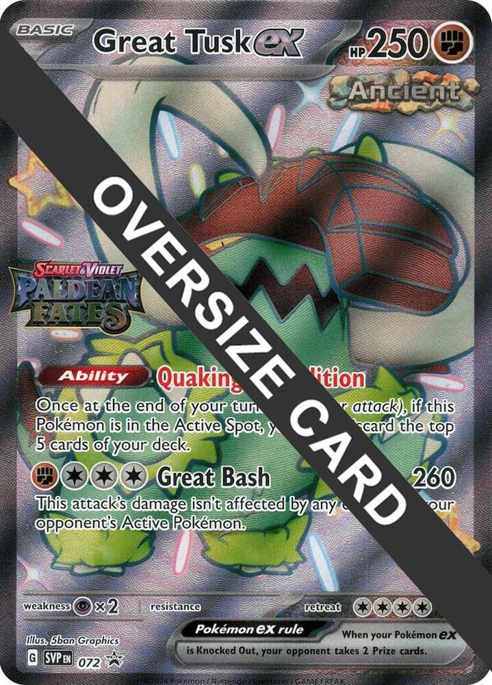 Great Tusk ex (Paldean Fates Stamped)