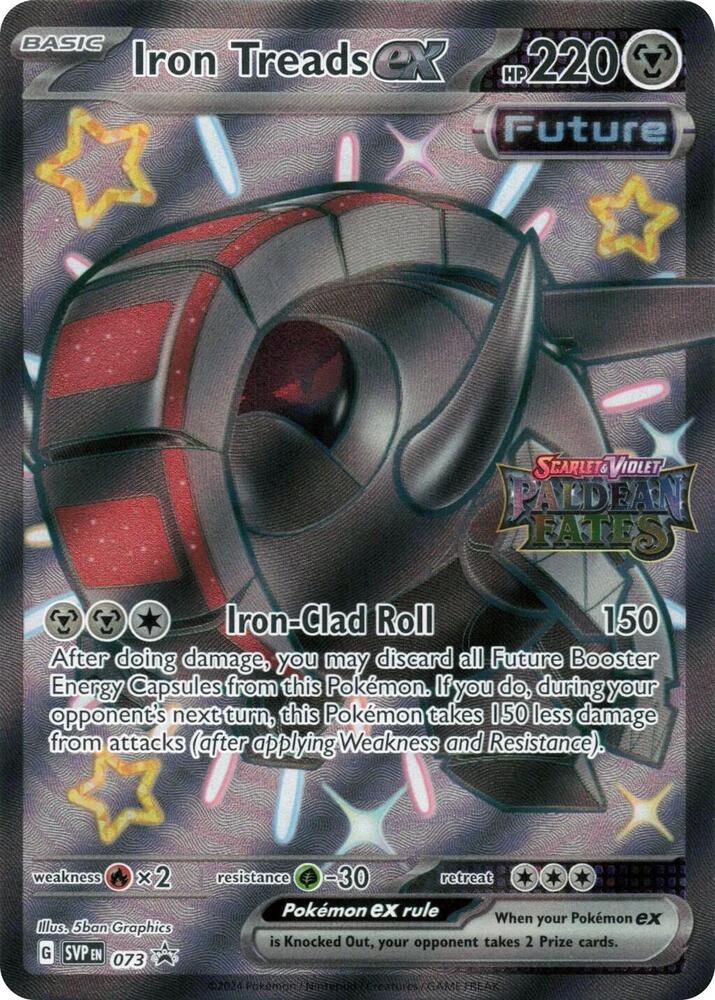 Iron Treads ex (Paldean Fates Stamped)