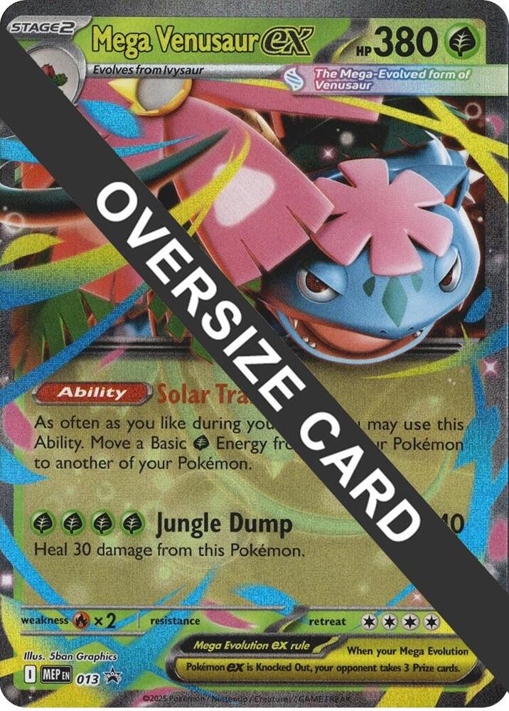 Mega Venusaur ex - 013 - Jumbo Cards