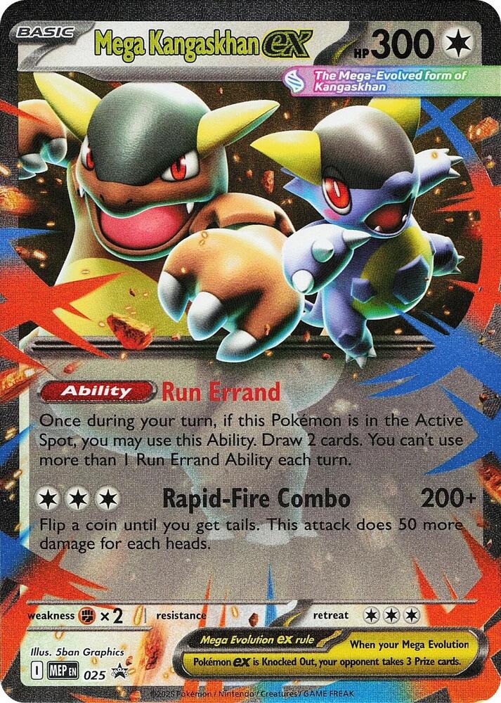 Mega Kangaskhan ex - 025 - ME: Mega Evolution Promo
