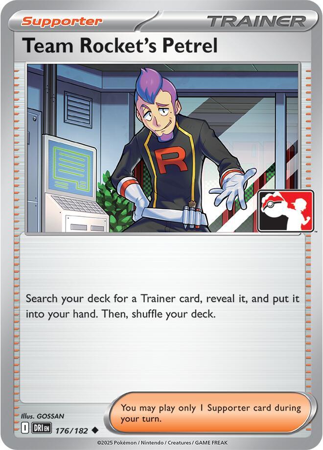 Team Rocket's Petrel - 176/182 - Prize Pack Series Cards