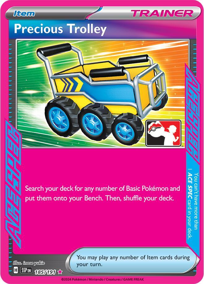 Precious Trolley - 185/191 - Prize Pack Series Cards