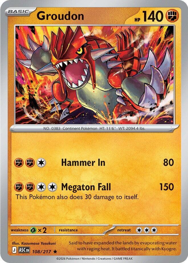 Groudon - ME: Ascended Heroes