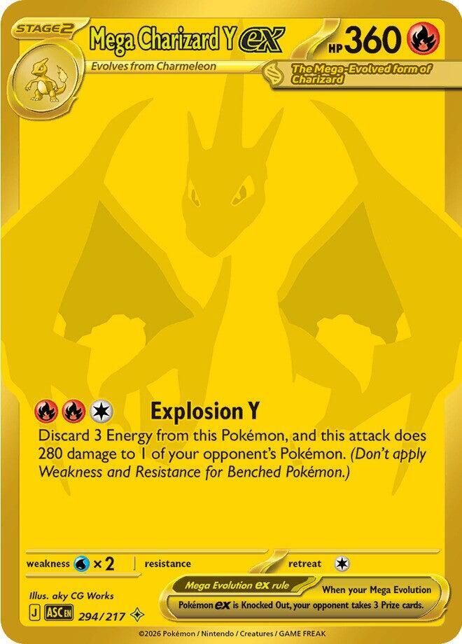 Mega Charizard Y ex - 294/217 - ME: Ascended Heroes