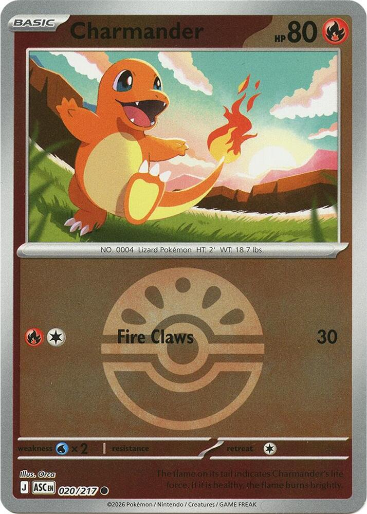 Charmander (Friend Ball) - ME: Ascended Heroes