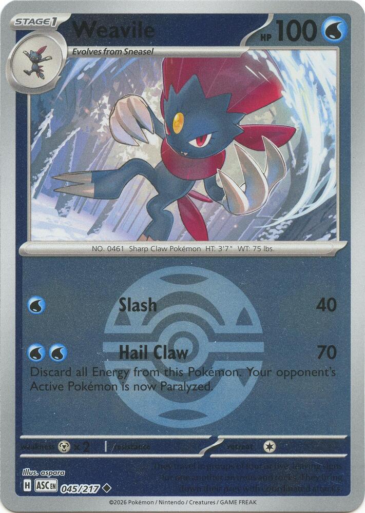 Weavile (Dusk Ball)