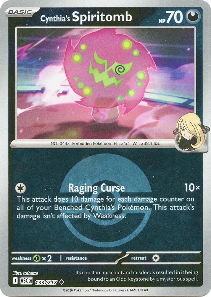 Cynthia's Spiritomb (Poke Ball)