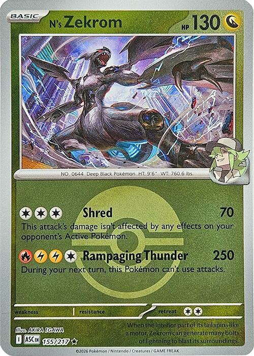 N's Zekrom (Poke Ball) - ME: Ascended Heroes