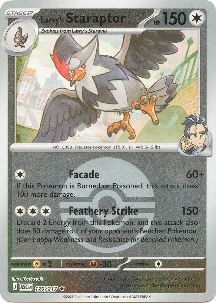 Larry's Staraptor (Poke Ball)
