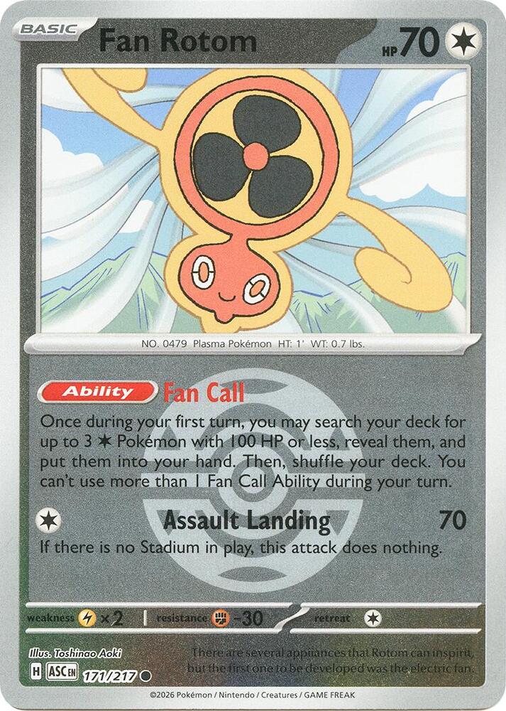 Fan Rotom (Dusk Ball)