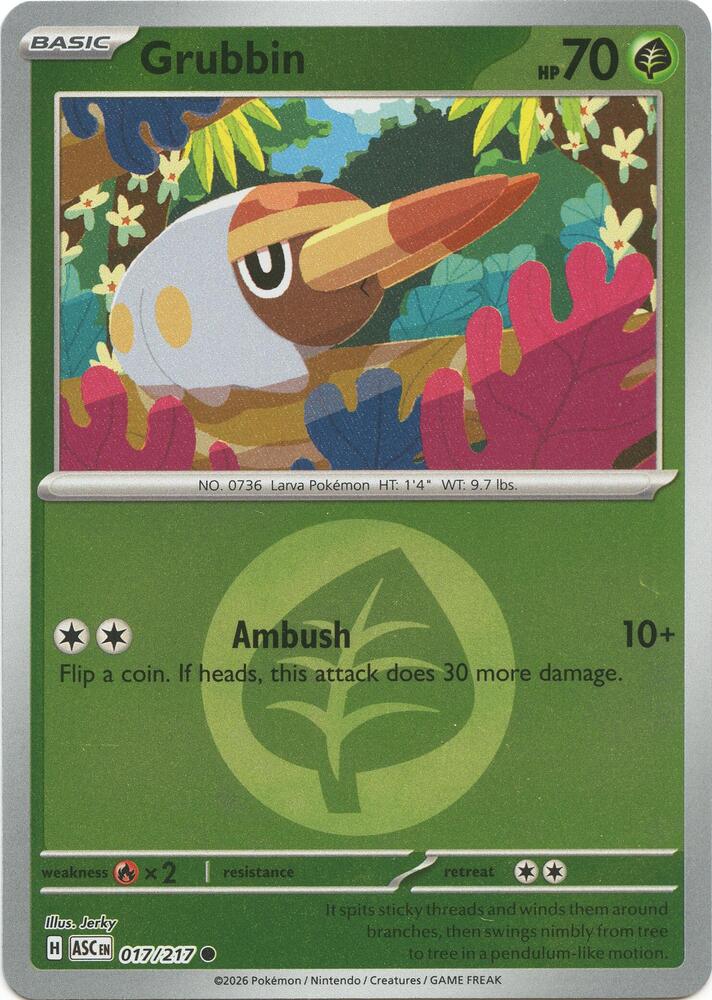 Grubbin (Energy Symbol Pattern) - ME: Ascended Heroes