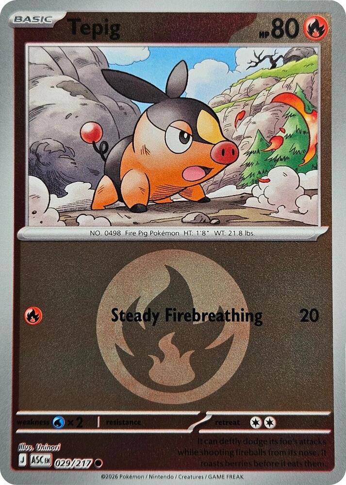 Tepig (Energy Symbol Pattern) - ME: Ascended Heroes