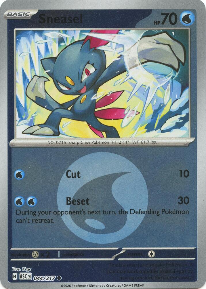 Sneasel (Energy Symbol Pattern) - ME: Ascended Heroes
