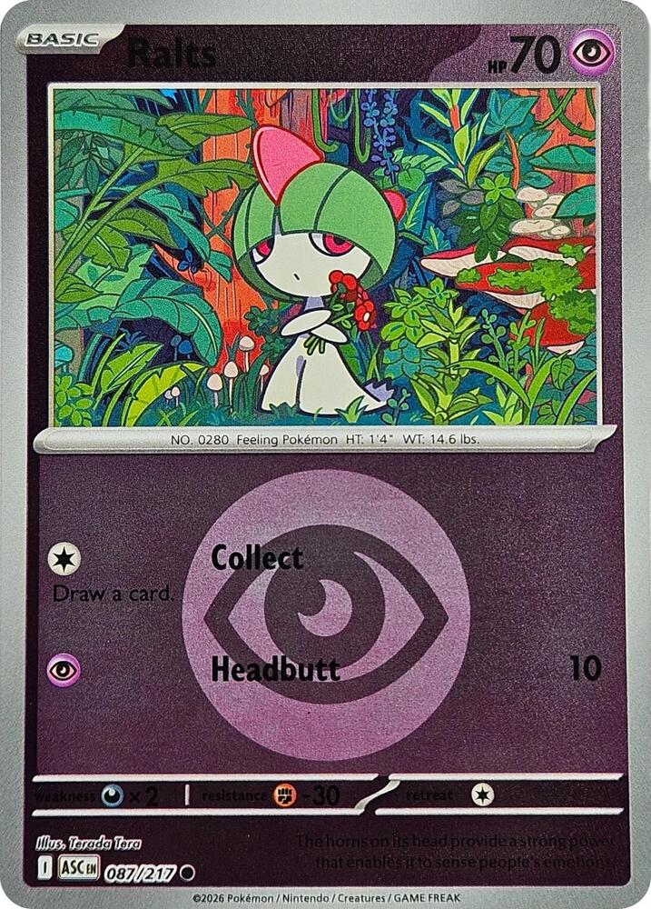 Ralts (Energy Symbol Pattern) - ME: Ascended Heroes