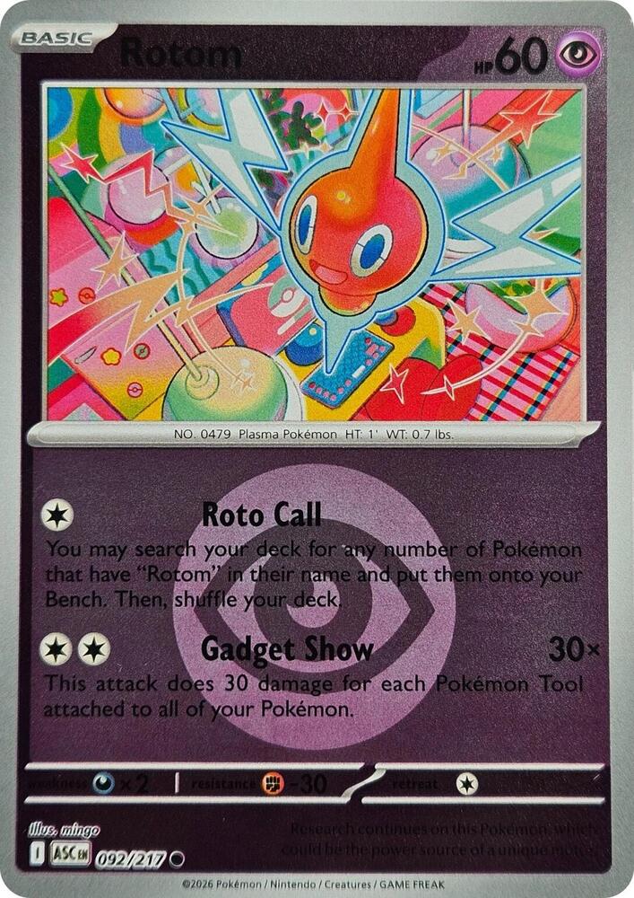Rotom (Energy Symbol Pattern) - ME: Ascended Heroes