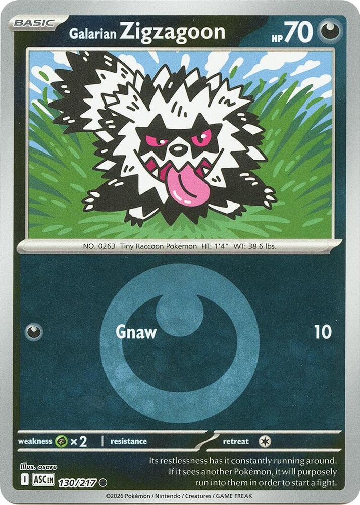Galarian Zigzagoon (Energy Symbol Pattern) - ME: Ascended Heroes