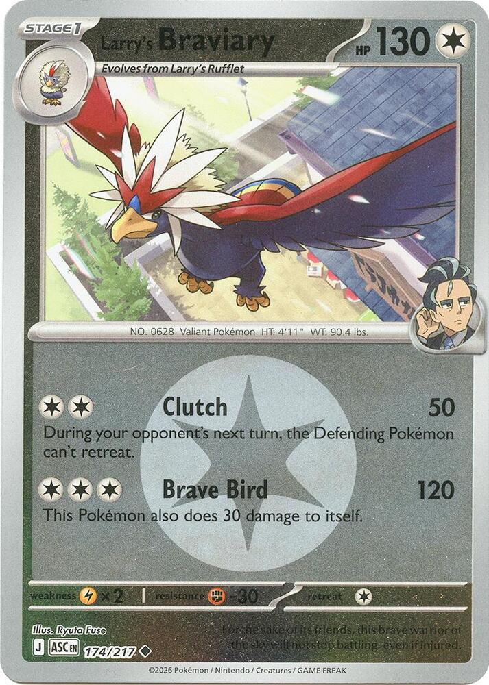 Larry's Braviary (Energy Symbol Pattern) - ME: Ascended Heroes