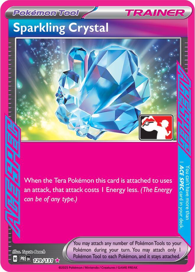 Sparkling Crystal - 129/131 - Prize Pack Series Cards