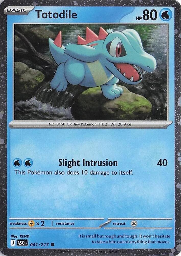 Totodile (Cosmos Holo) - Miscellaneous Cards & Products