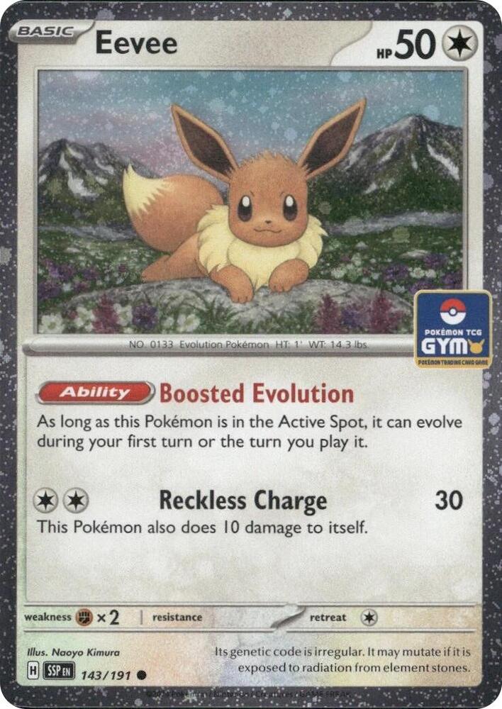 Eevee - 143/191 (GYM) - Southeast Asia Exclusives