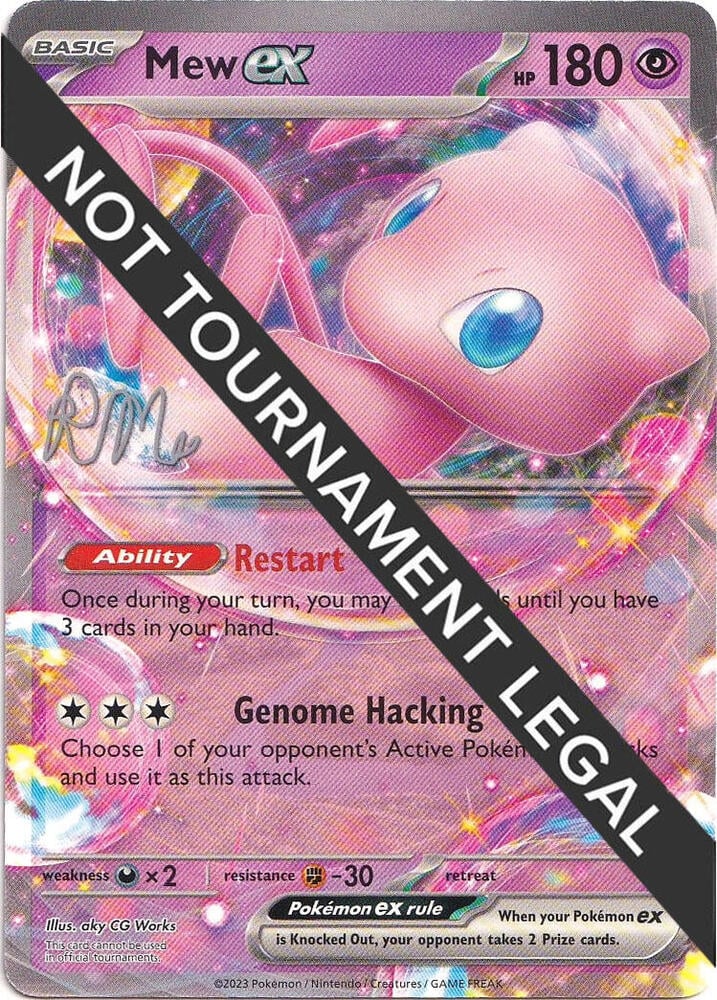 Mew ex - 2025 (Riley McKay) - World Championship Decks