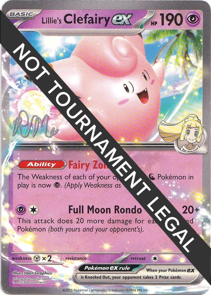 Lillie's Clefairy ex - 2025 (Riley McKay) - World Championship Decks