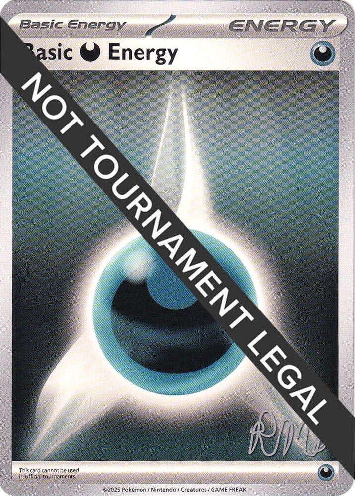 Basic Darkness Energy - 2025 (Riley McKay) - World Championship Decks
