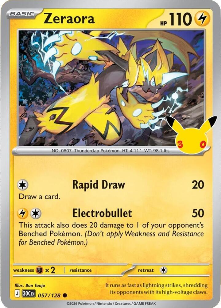 Zeraora - ME: 30th Celebration