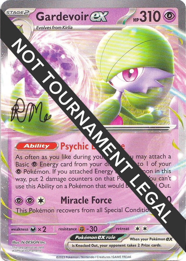 Gardevoir ex - 2025 (Riley McKay) [Gold Stamped] - World Championship Decks
