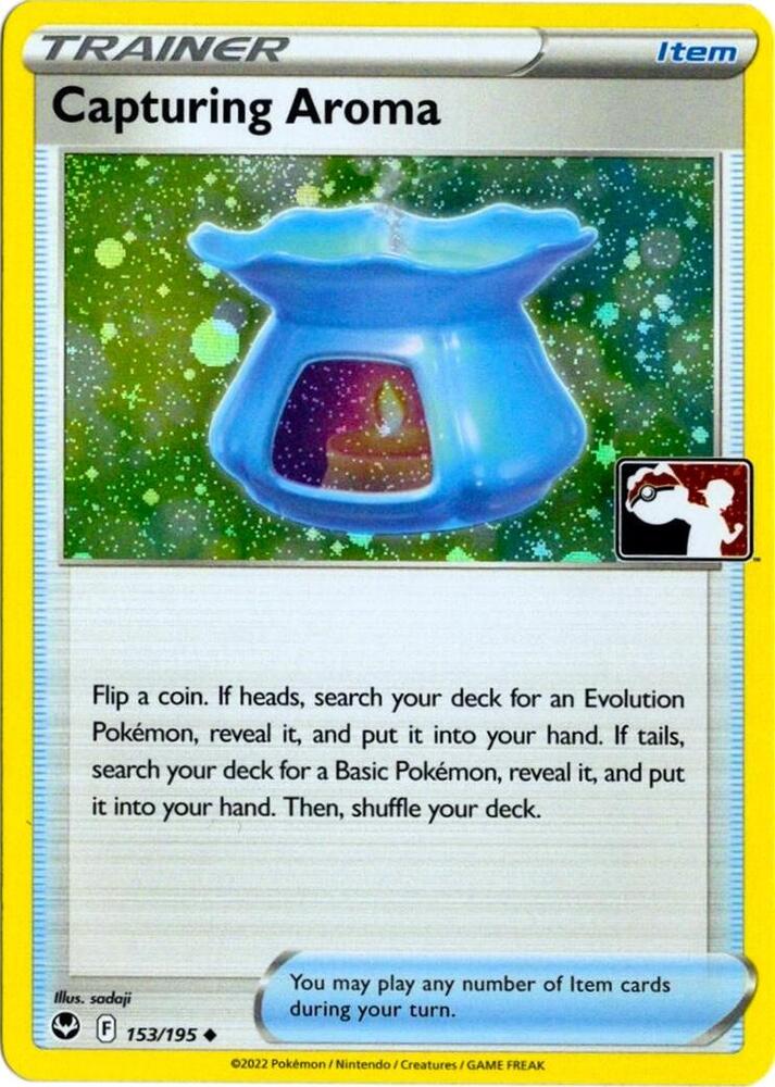 Capturing Aroma - 153/195 (Cosmos Holo) - Prize Pack Series Cards