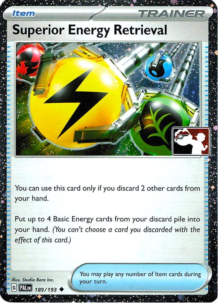 Superior Energy Retrieval - 189/193 (Cosmos Holo) - Prize Pack Series Cards