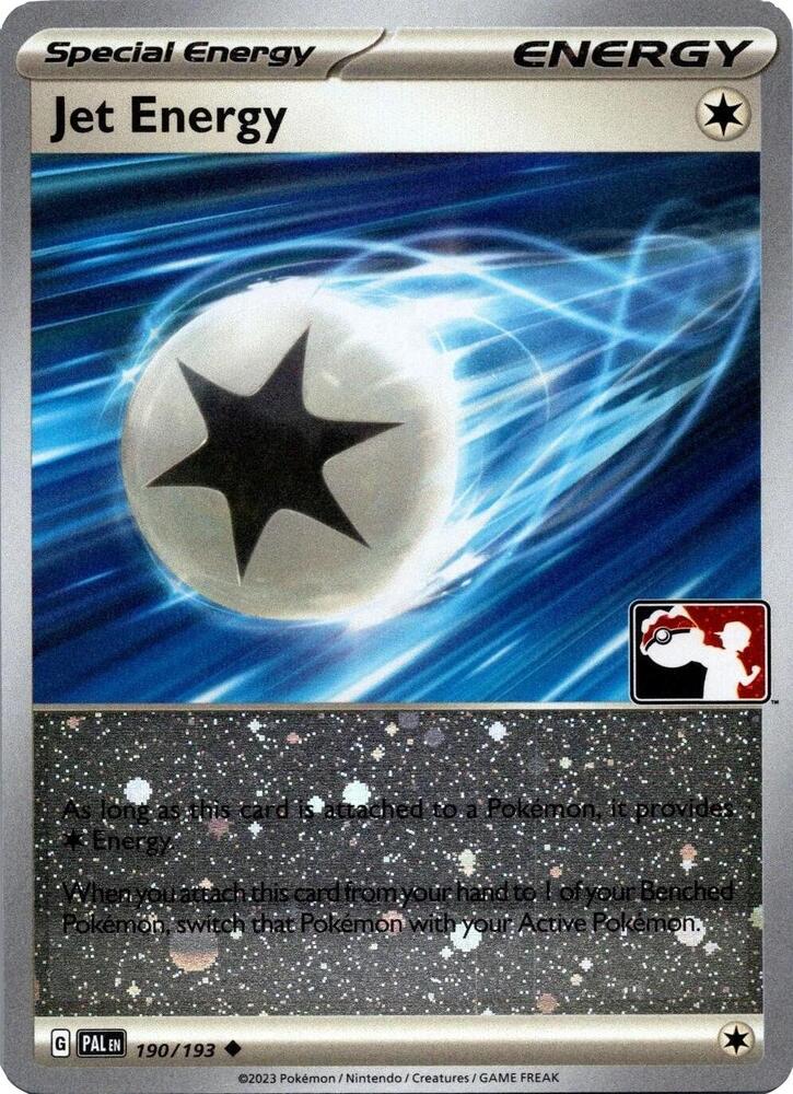 Jet Energy - 190/193 (Cosmos Holo) - Prize Pack Series Cards