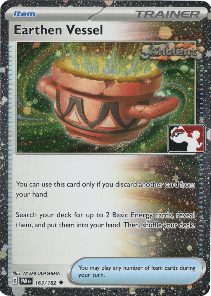 Earthen Vessel - 163/182 (Cosmos Holo) - Prize Pack Series Cards