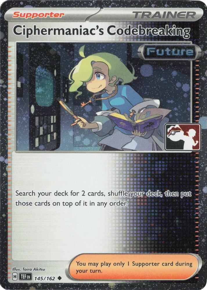 Ciphermaniac's Codebreaking - 145/162 (Cosmos Holo) - Prize Pack Series Cards