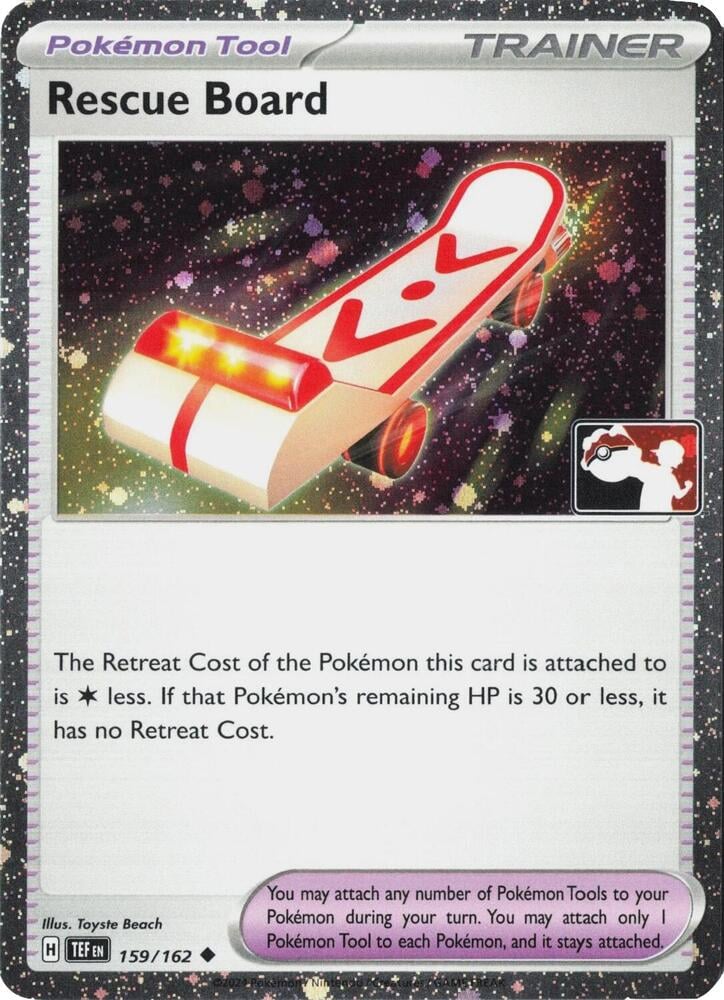 Rescue Board - 159/162 (Cosmos Holo) - Prize Pack Series Cards