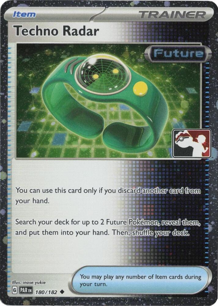 Techno Radar - 180/182 (Cosmos Holo) - Prize Pack Series Cards