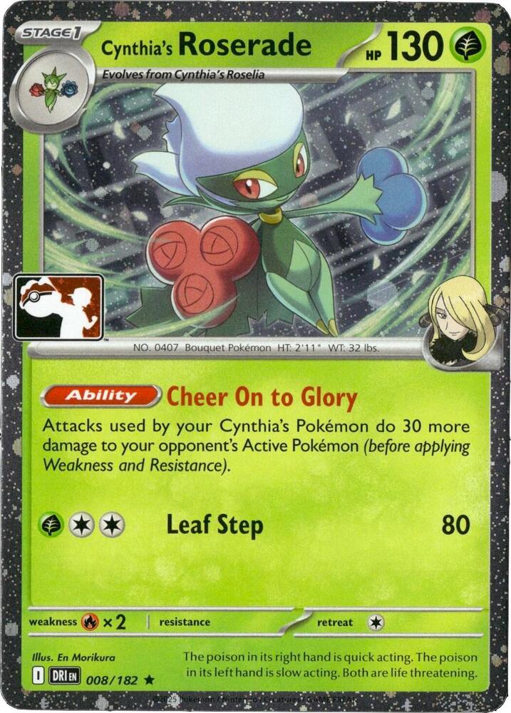 Cynthia's Roserade (Cosmos Holo)