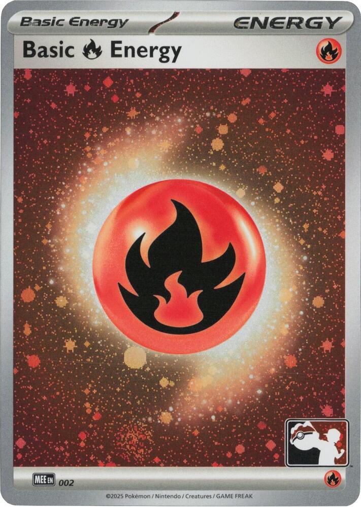 Basic Fire Energy - MEE 002 (Cosmos Holo) - Prize Pack Series Cards