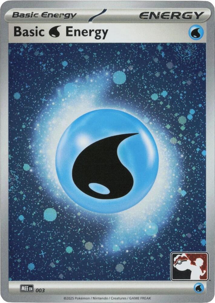 Basic Water Energy - MEE 003 (Cosmos Holo) - Prize Pack Series Cards
