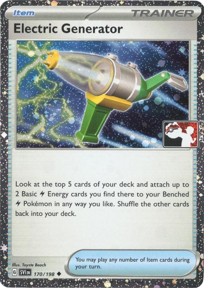 Electric Generator - 170/198 (Cosmos Holo) - Prize Pack Series Cards