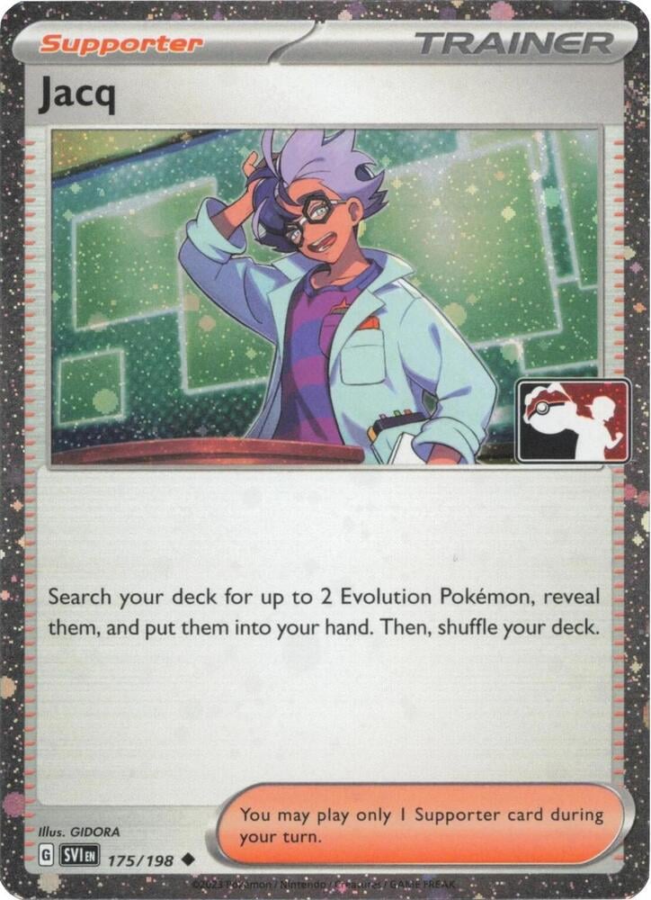 Jacq - 175/198 (Cosmos Holo) - Prize Pack Series Cards
