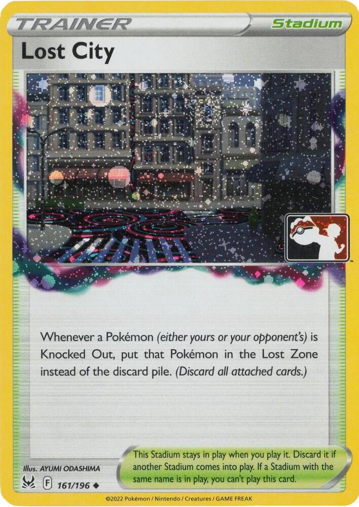 Lost City - 161/196 (Cosmos Holo) - Prize Pack Series Cards